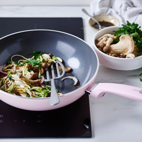 Greenpan Torino Pink - Open Wok (28cm/3.6L)
