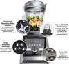 Máy xay sinh tố thông minh Vitamix A3500i Ascent Series - Lớp hoàn thiện bằng thép không gỉ đánh bóng