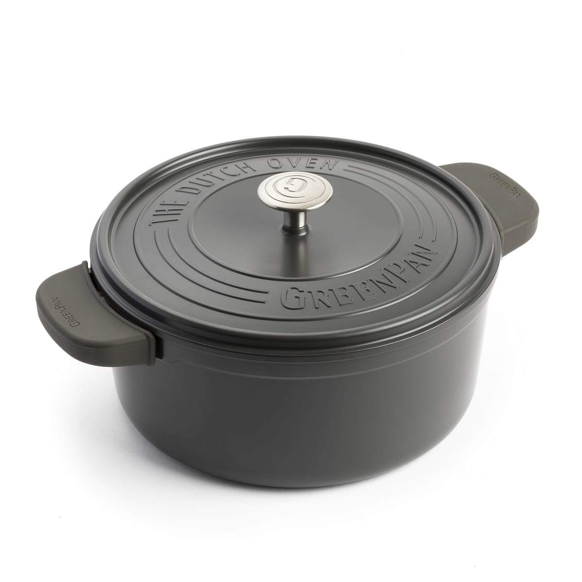 Greenpan Featherweights 24cm Casserole with Lid-Browny Black