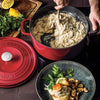 Greenpan Featherweights 24cm Casserole with Lid- Scarlet Red