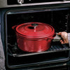 Greenpan Featherweights 24cm Casserole with Lid- Scarlet Red