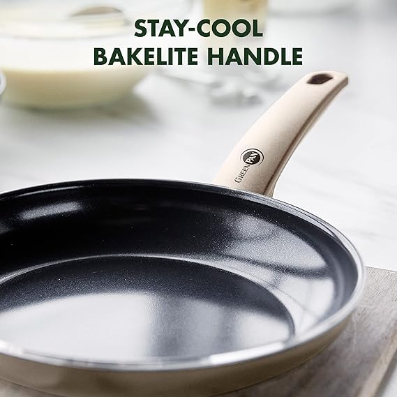 Greenpan Cambridge Quartz Grey 20Cm Deep Frying Pan