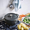 Greenpan Featherweights 24cm Casserole with Lid-Browny Black