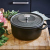 Greenpan Featherweights 24cm Casserole with Lid-Browny Black