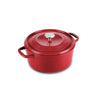 Greenpan Featherweights 24cm Casserole with Lid- Scarlet Red