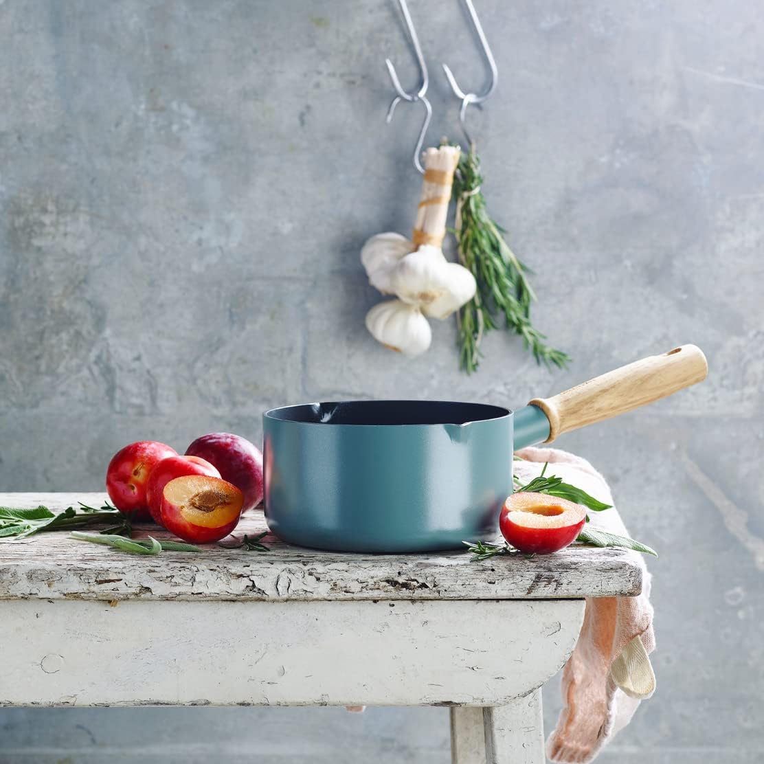 Greenpan Mayflower 16cm Saucepan with Lid