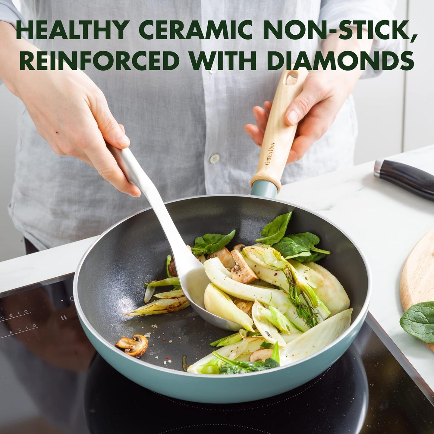 Greenpan Mayflower 28cm Open Wok