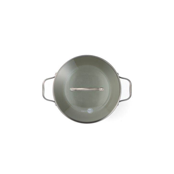 Greenpan Padova 24cm Casserole-Chocolate Truffle