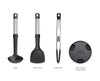 Joseph Joseph Elevate™ Fusion 3-piece Stainless-steel Utensil Set with Compact Stand