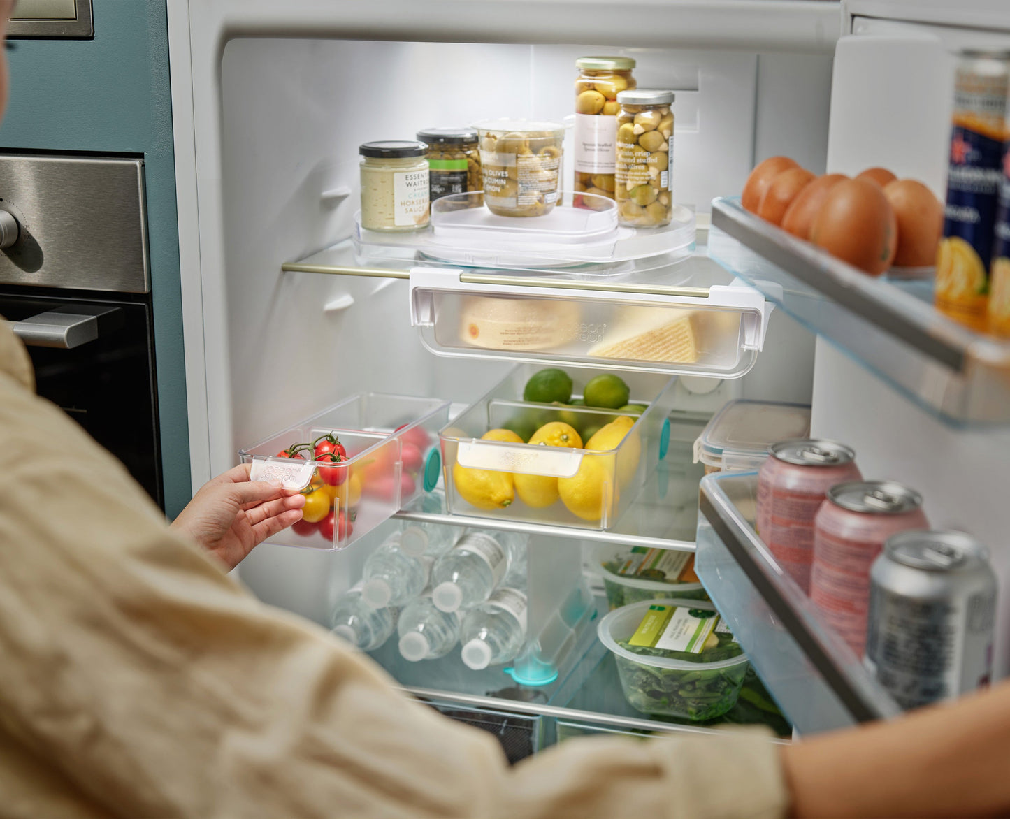 Thùng đựng đồ trong suốt nhỏ gọn Joseph Joseph FridgeStore™