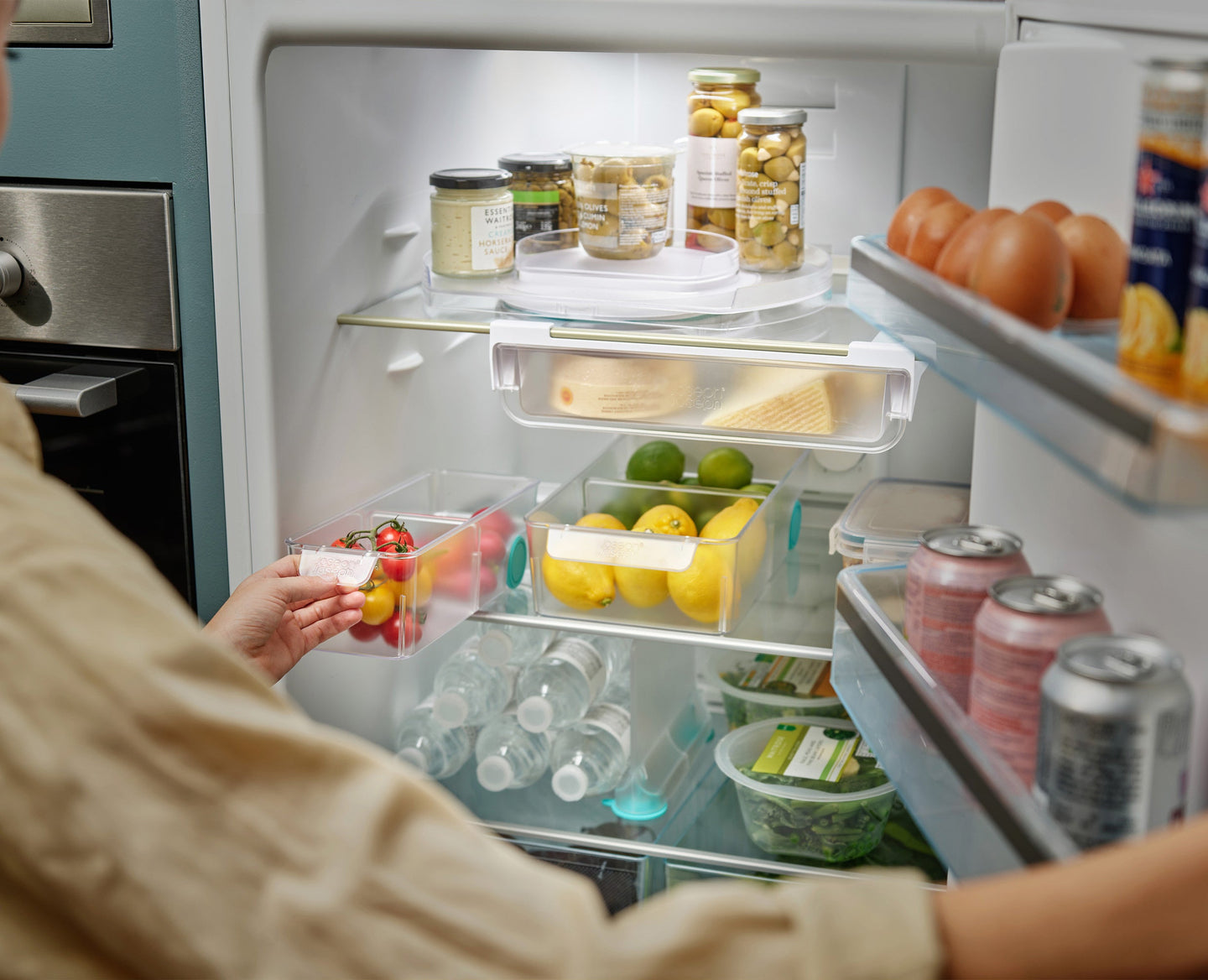Thùng đựng đồ trong suốt nhỏ gọn Joseph Joseph FridgeStore™