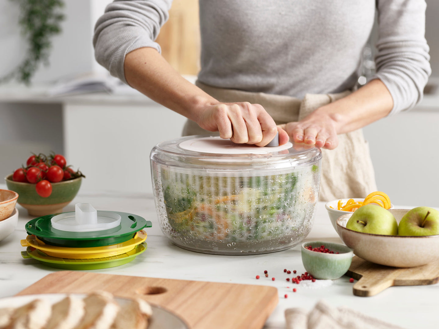 Joseph Joseph Multi-Prep™ 4-piece Multicolour Salad Preparation Set