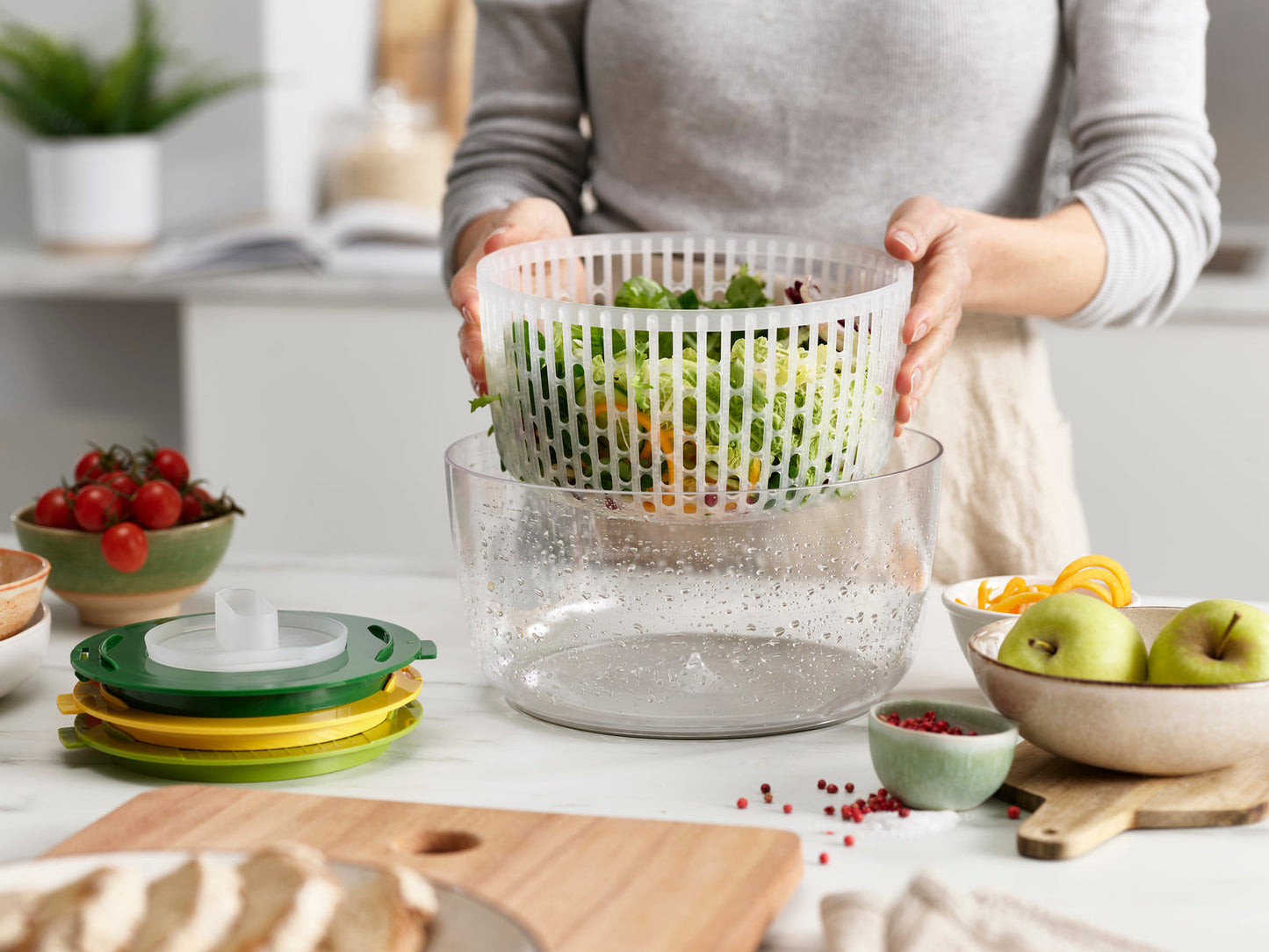 Joseph Joseph Multi-Prep™ 4-piece Multicolour Salad Preparation Set