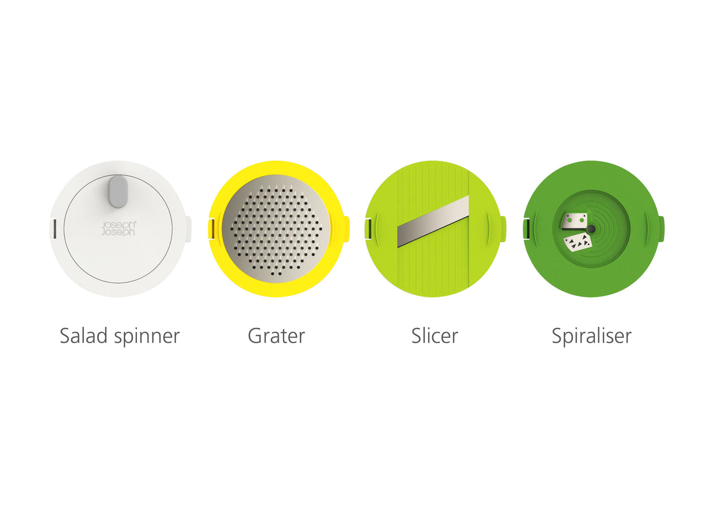 Joseph Joseph Multi-Prep™ 4-piece Multicolour Salad Preparation Set
