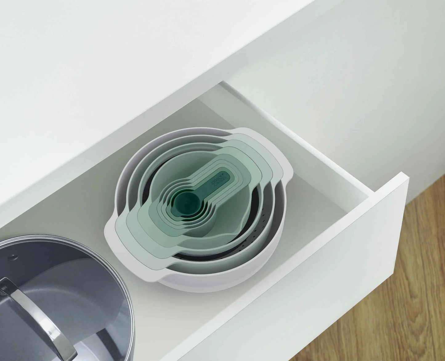 Joseph Joseph Nest Plus 9 Plus Bowl Food Preparation Set (Sage Editions) 3