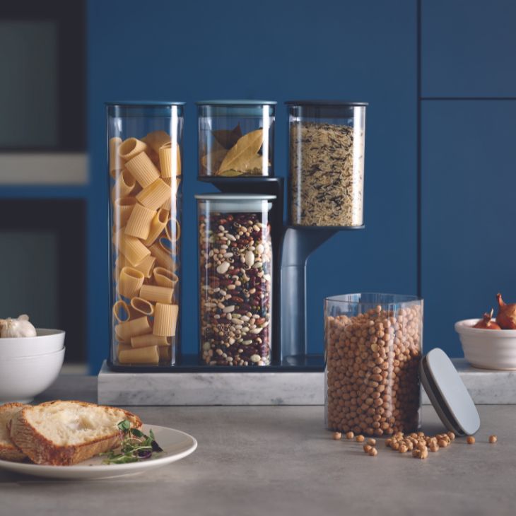 Joseph Joseph Podium™ 5-piece Blue Storage Container Set