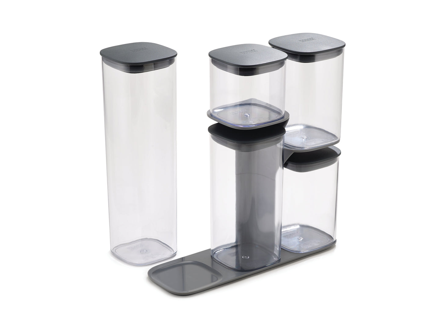 Joseph Joseph Podium™ 5-piece Grey Storage Container Set