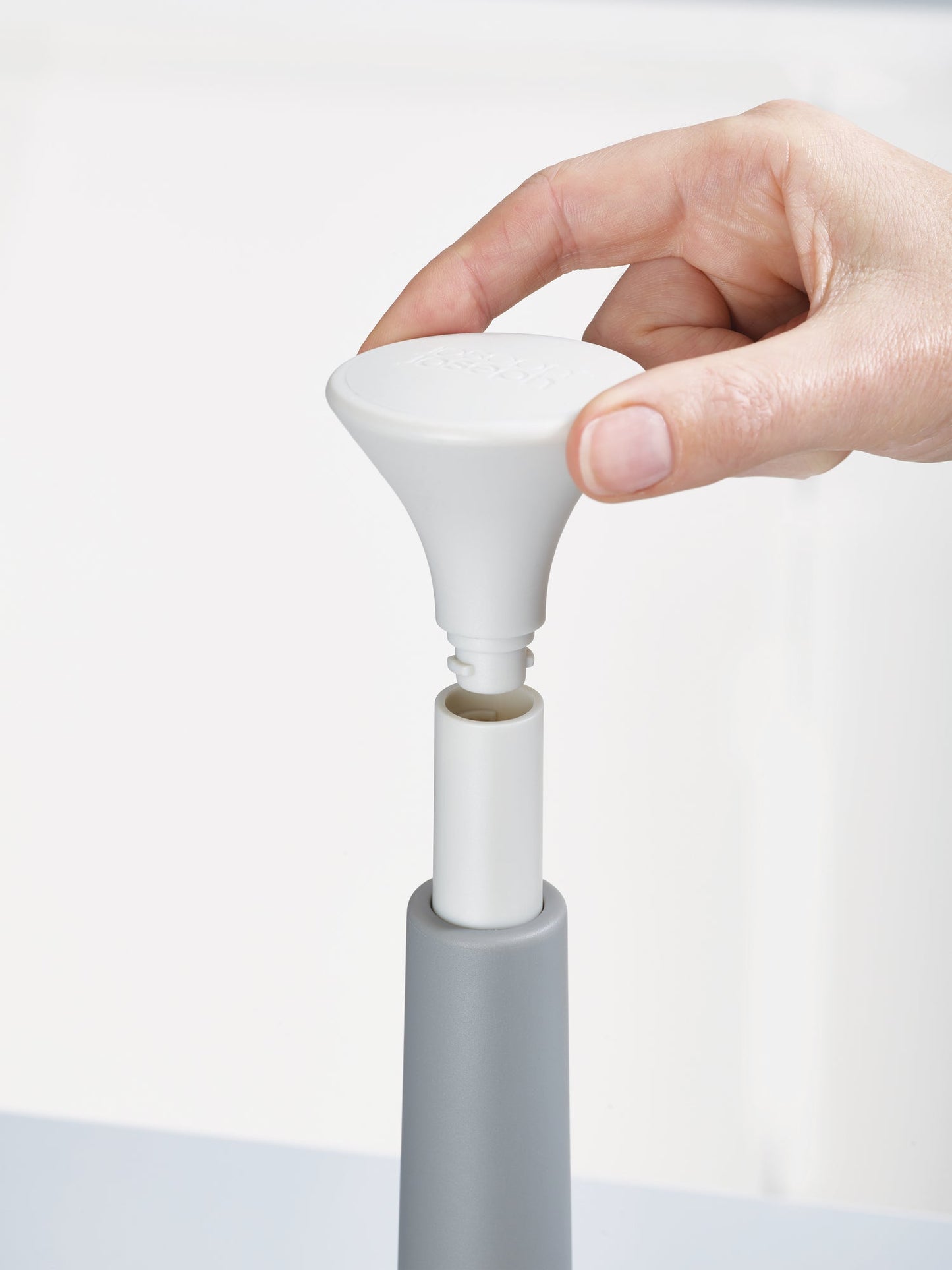 Joseph Joseph Push & Tear Kitchen Roll Holder- Grey