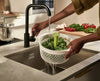 Joseph Joseph Spindola™ Green In-sink Salad-spinning Colander