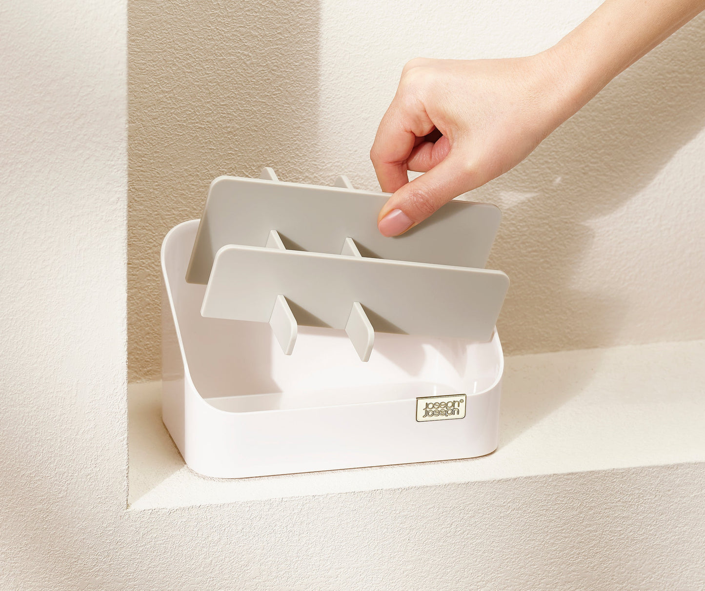Joseph Joseph Viva Tiered Cosmetic Organiser - Shell