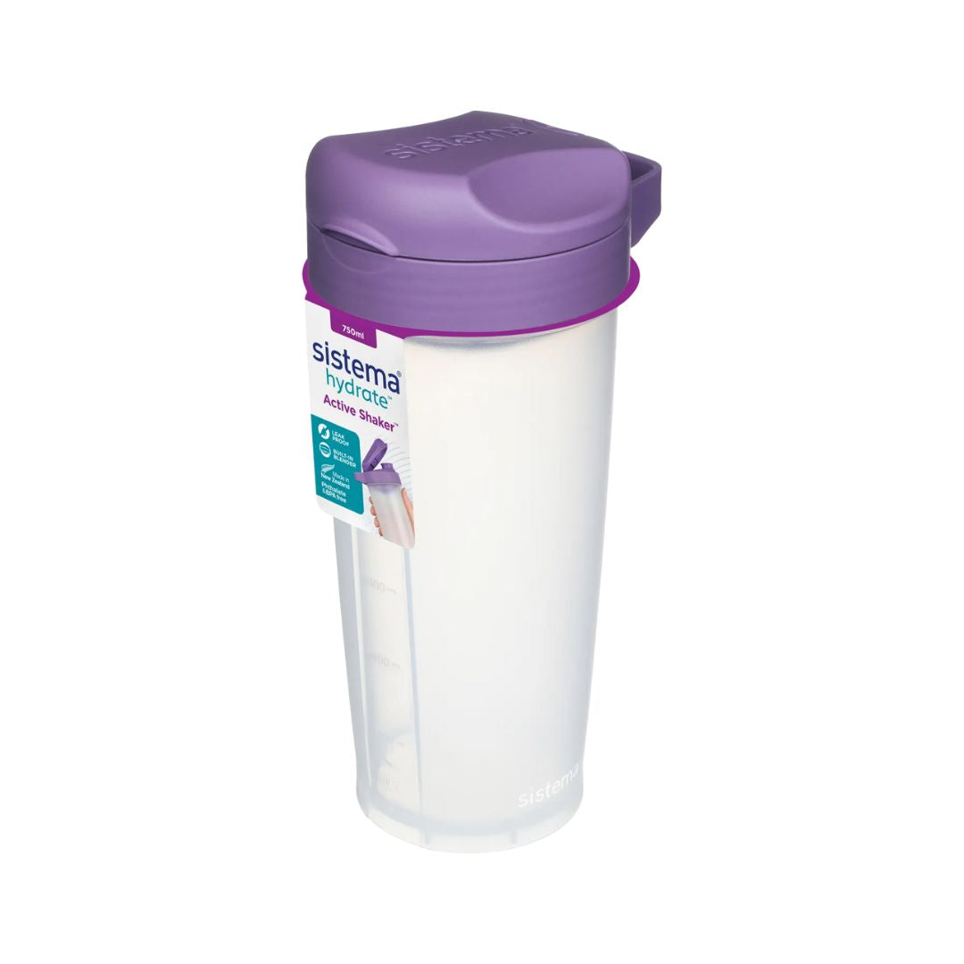 SISTEMA HYDRATION ACTIVE SHAKER 750ML- misty purple