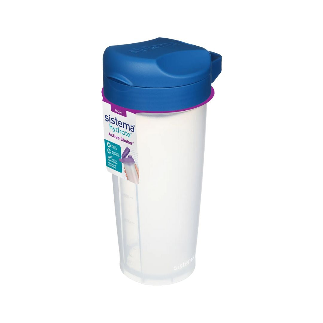 SISTEMA HYDRATION ACTIVE SHAKER 750ML- ocean blue