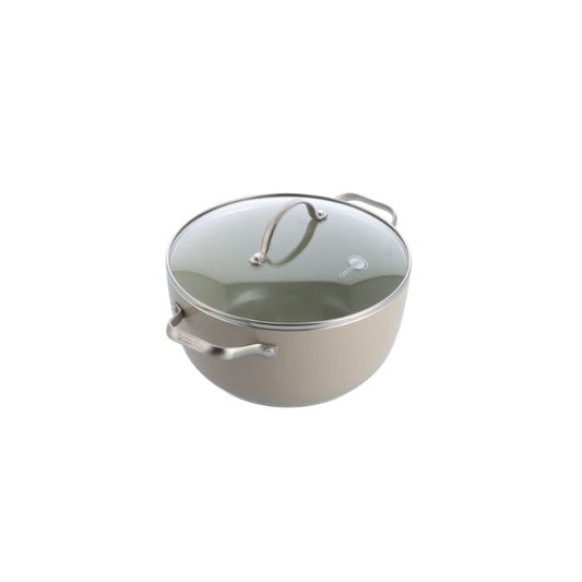 Greenpan Padova 24cm Casserole- Taupe