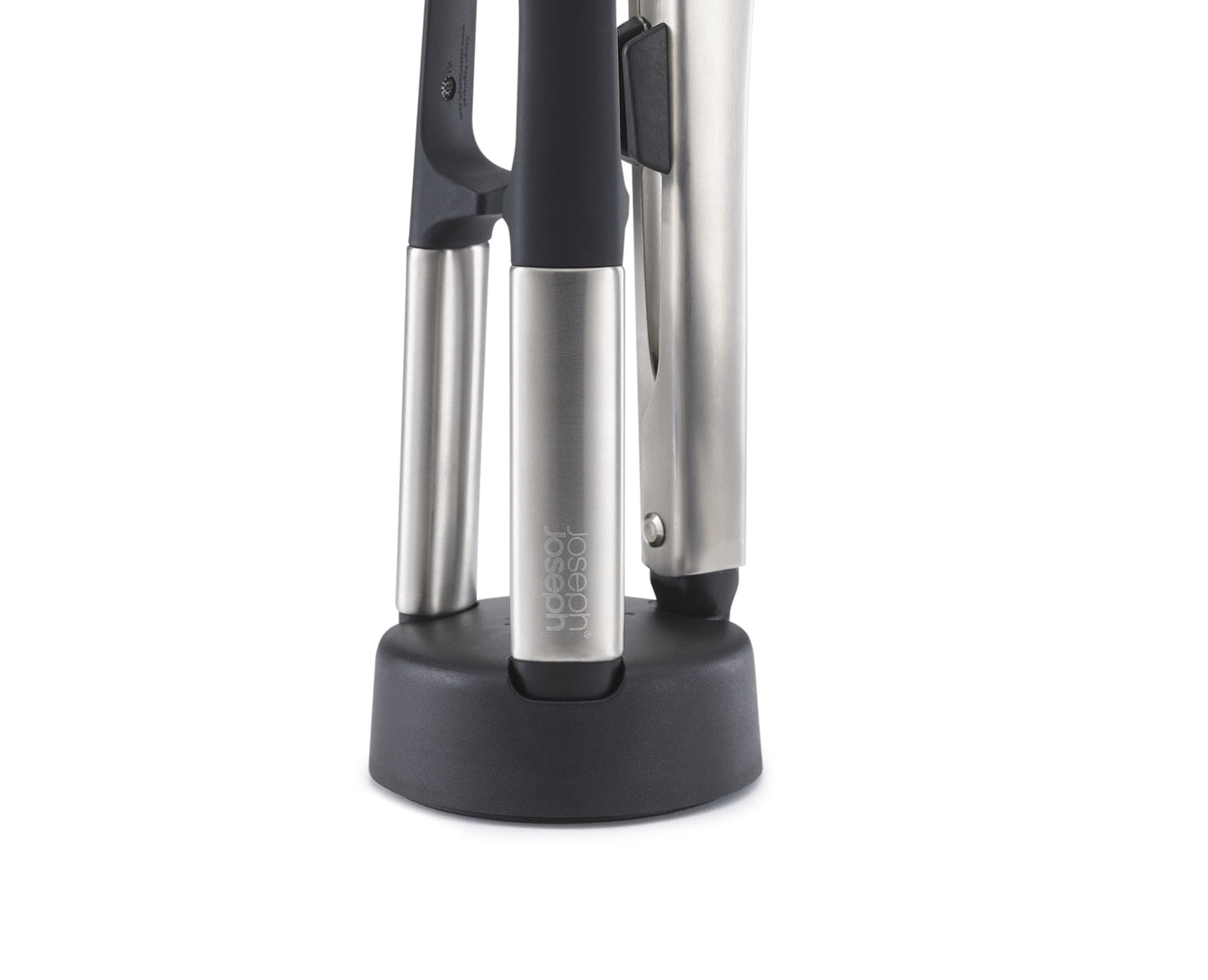 Joseph Joseph Elevate™ Fusion 3-piece Stainless-steel Utensil Set with Compact Stand