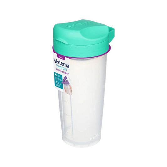 SISTEMA HYDRATION ACTIVE SHAKER 750ML- minty teal
