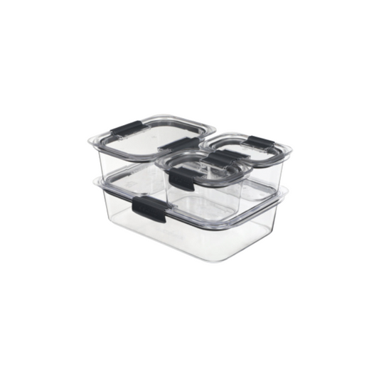 Bộ hộp đựng thực phẩm Sistema Brilliance 8 món có nắp, bằng nhựa